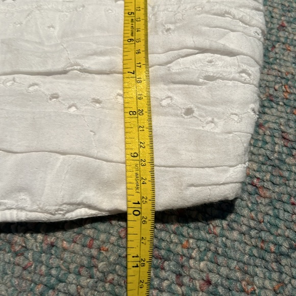 NWT Zara size XL CORSET style white eyelet bandeau - Picture 11 of 11